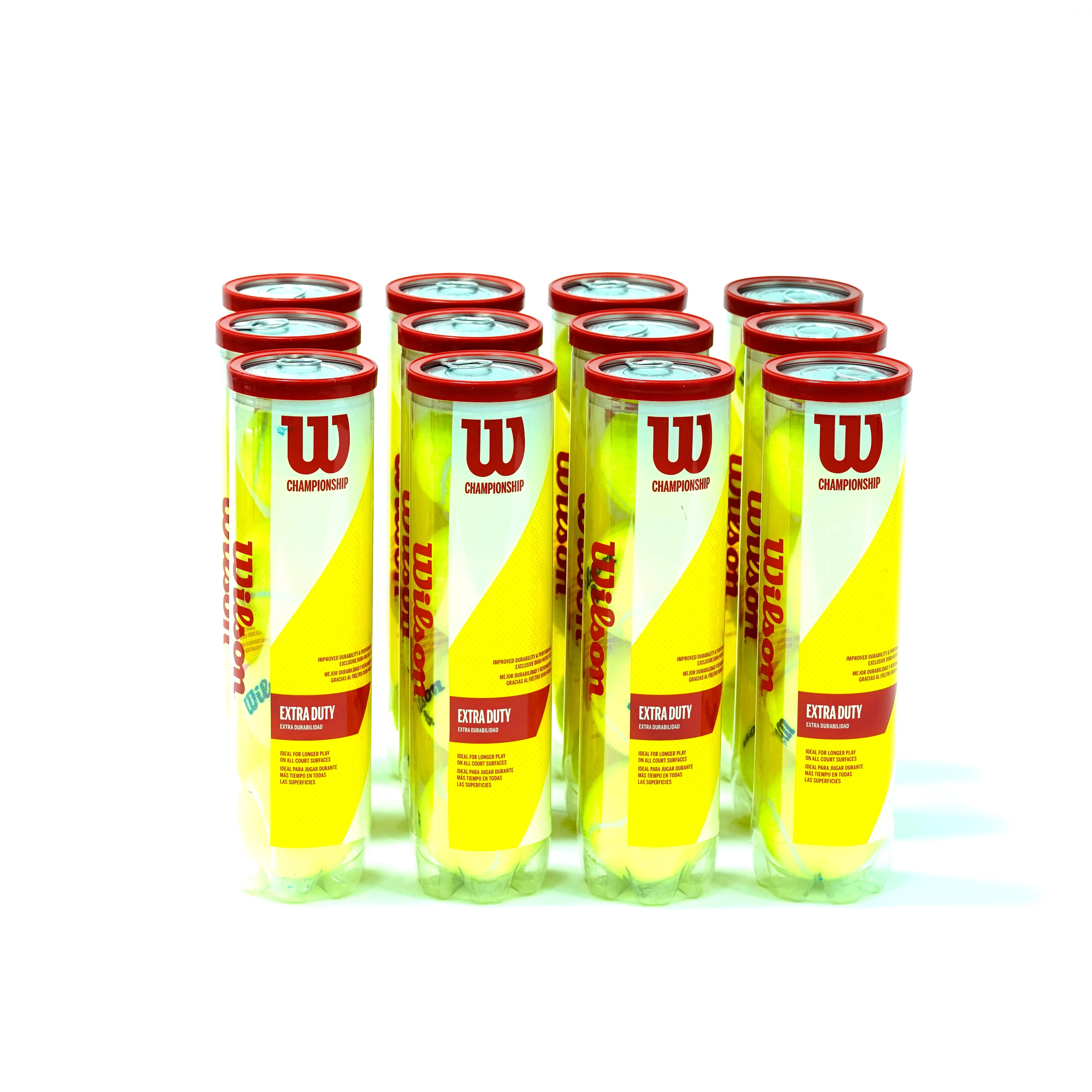 12 x 4 Ball Can Championship Extra Duty Tennis Ball