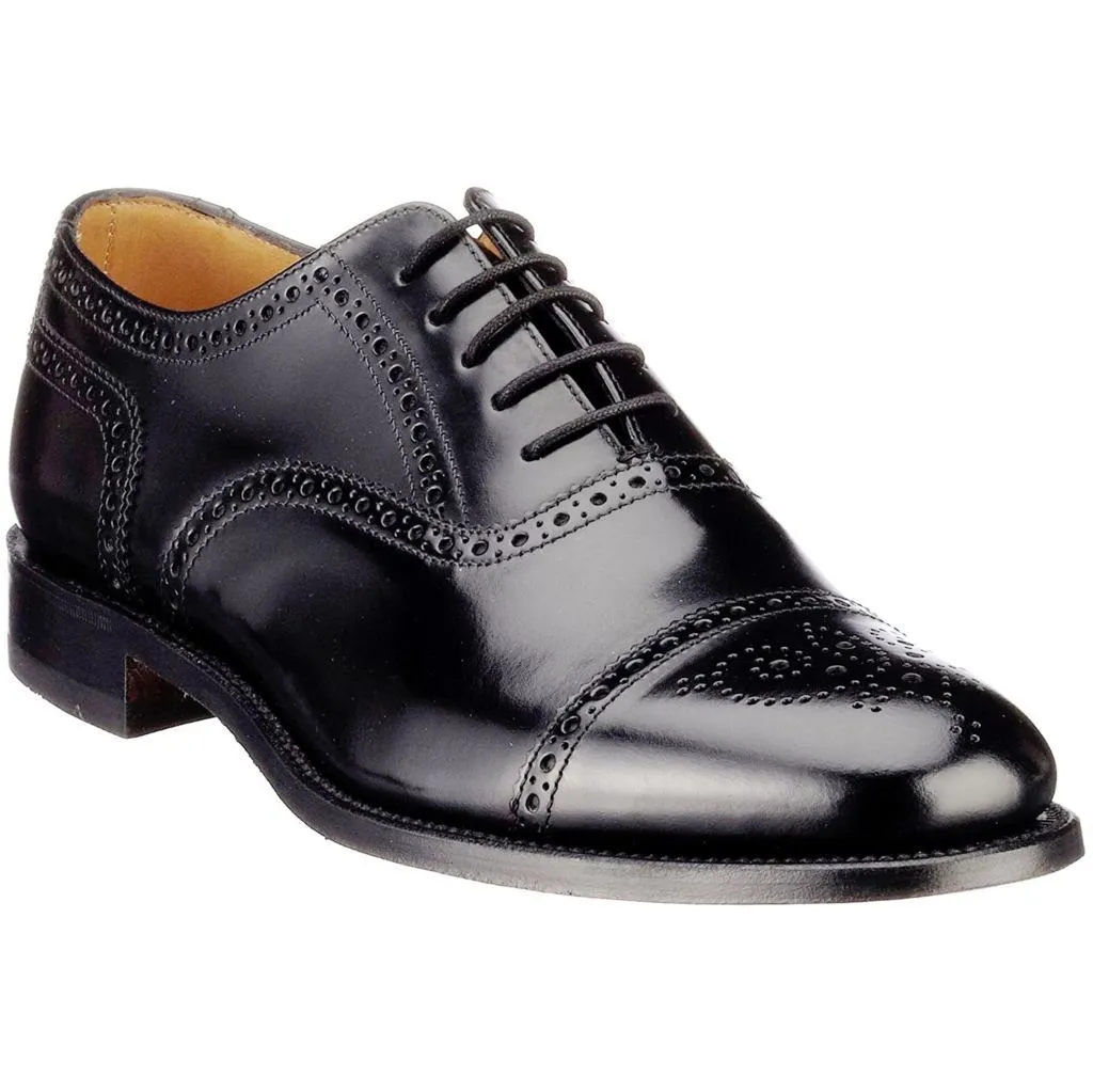 201 Polished Leather Men's Brogue Shoes