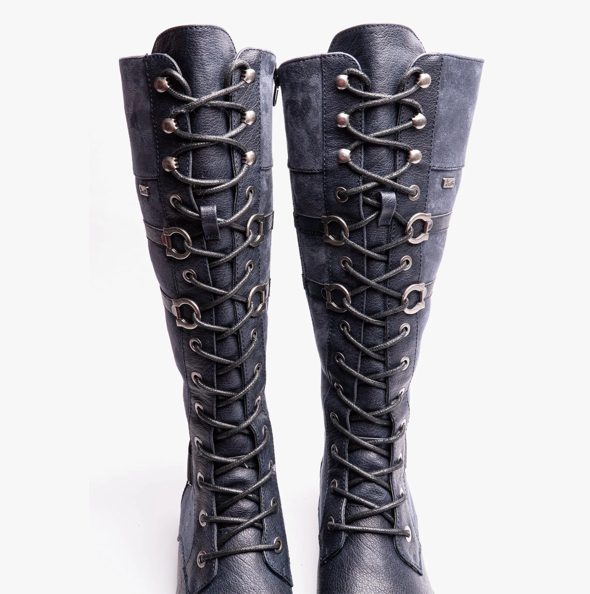 94732-14 Womens Knee High Boots Blue