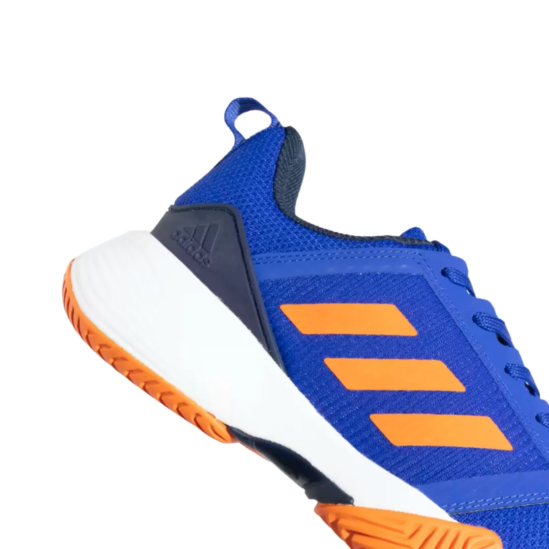 Adidas Stin TNS 23 Tennis Shoe - Lucid Blue/Collegiate Navy/Semi Impact Orange