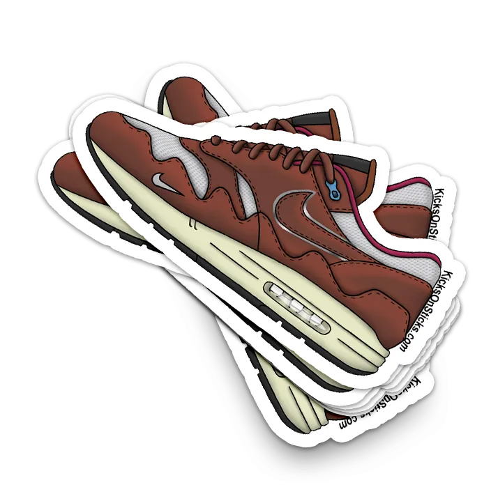 Air Max 1 "Patta Dark Russet" Sneaker Sticker