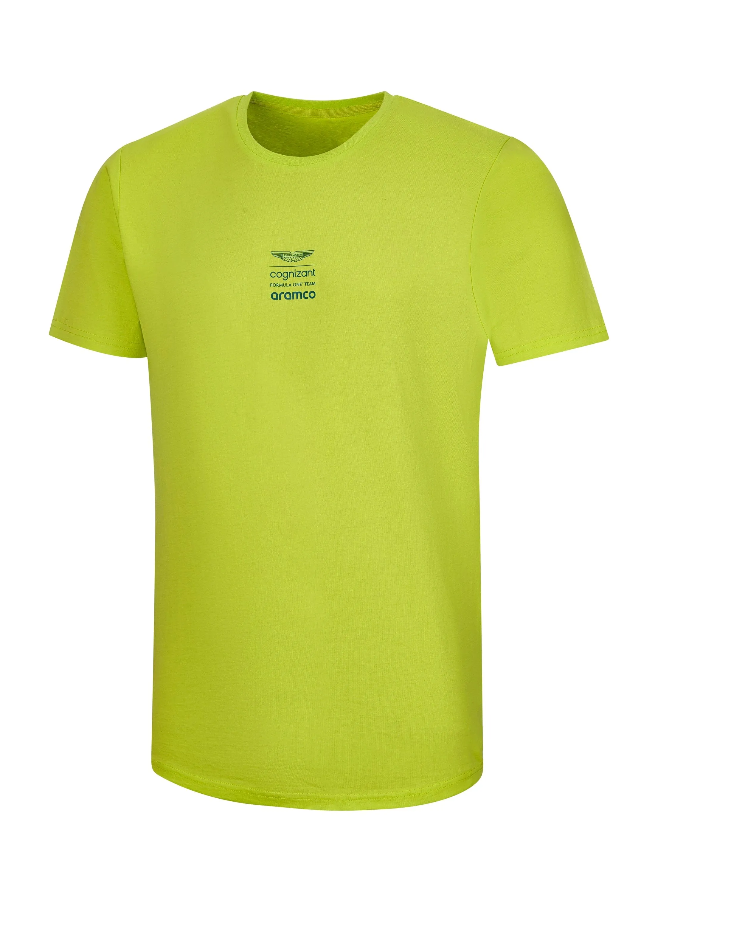 Aston Martin Cognizant F1 Men's Lifestyle Logo T-Shirt - Lime/Green/Black