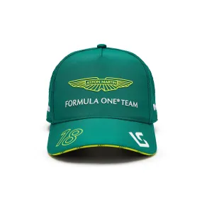 Aston Martin F1 2024 Lance Stroll Team Hat- Green/White