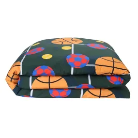 Balls Up Cotton Duvet Cover, Twin