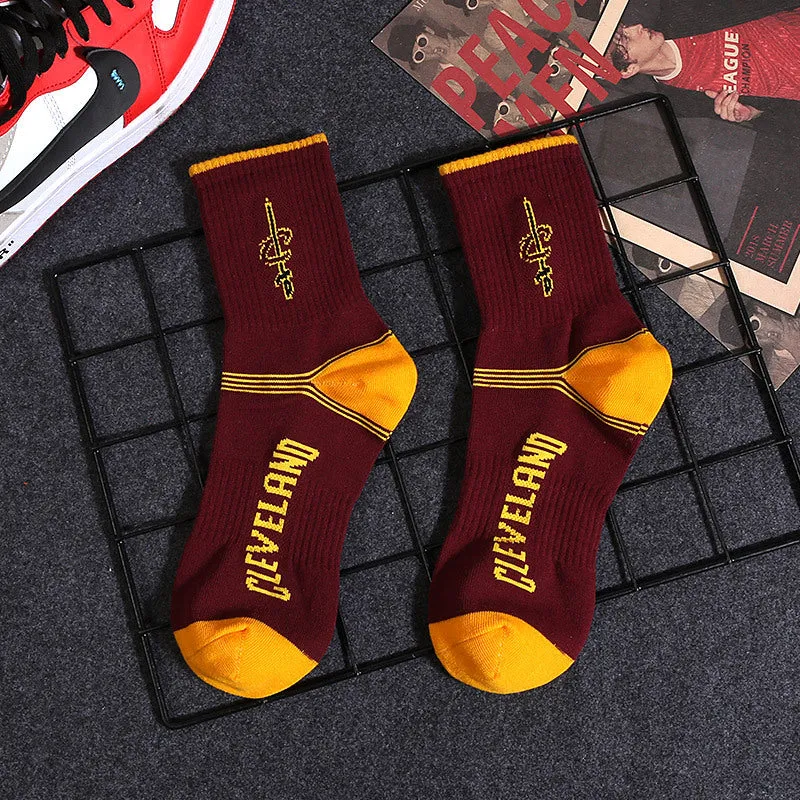 Basketball NBA badge logo sports socks