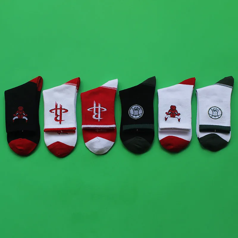 Basketball NBA badge logo sports socks