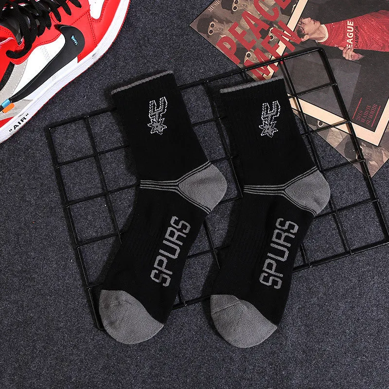 Basketball NBA badge logo sports socks