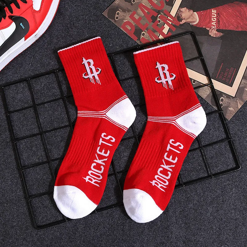 Basketball NBA badge logo sports socks