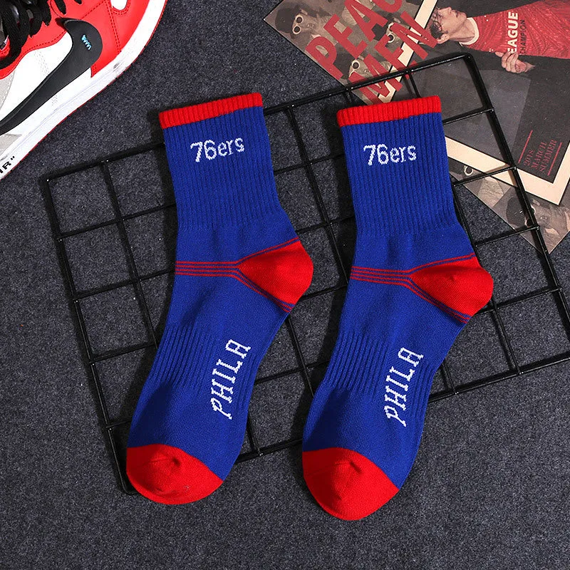 Basketball NBA badge logo sports socks