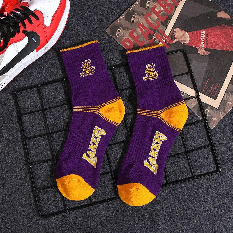 Basketball NBA badge logo sports socks