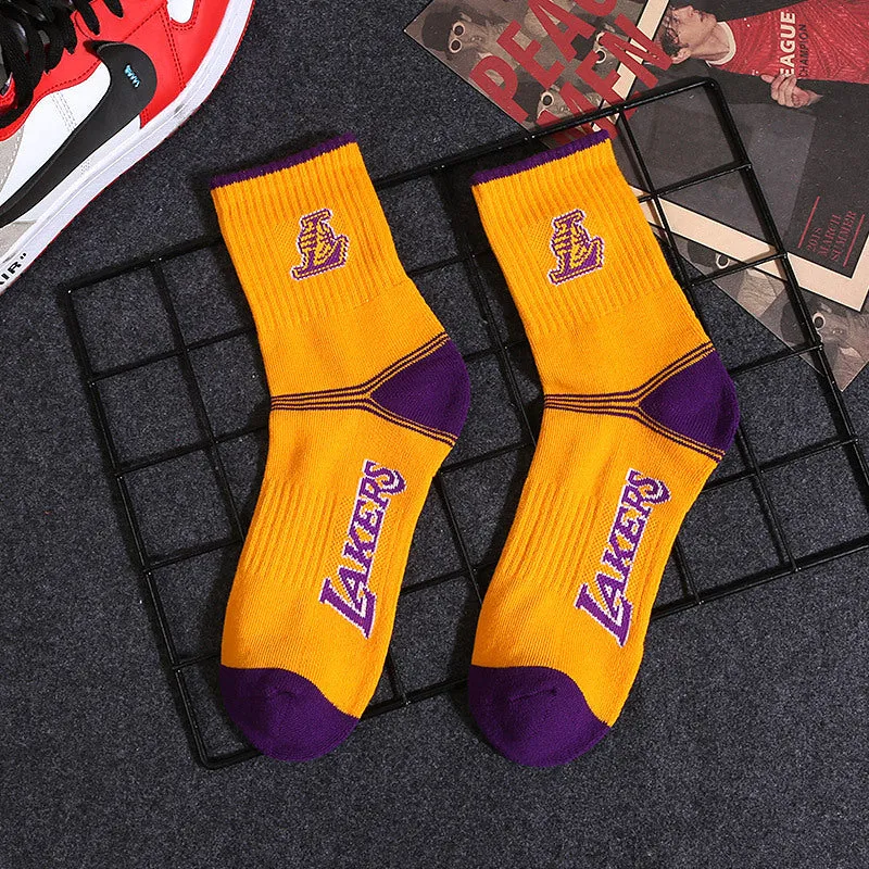 Basketball NBA badge logo sports socks