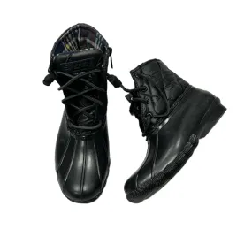 Black Boots Rain By Sperry, Size: 5.5