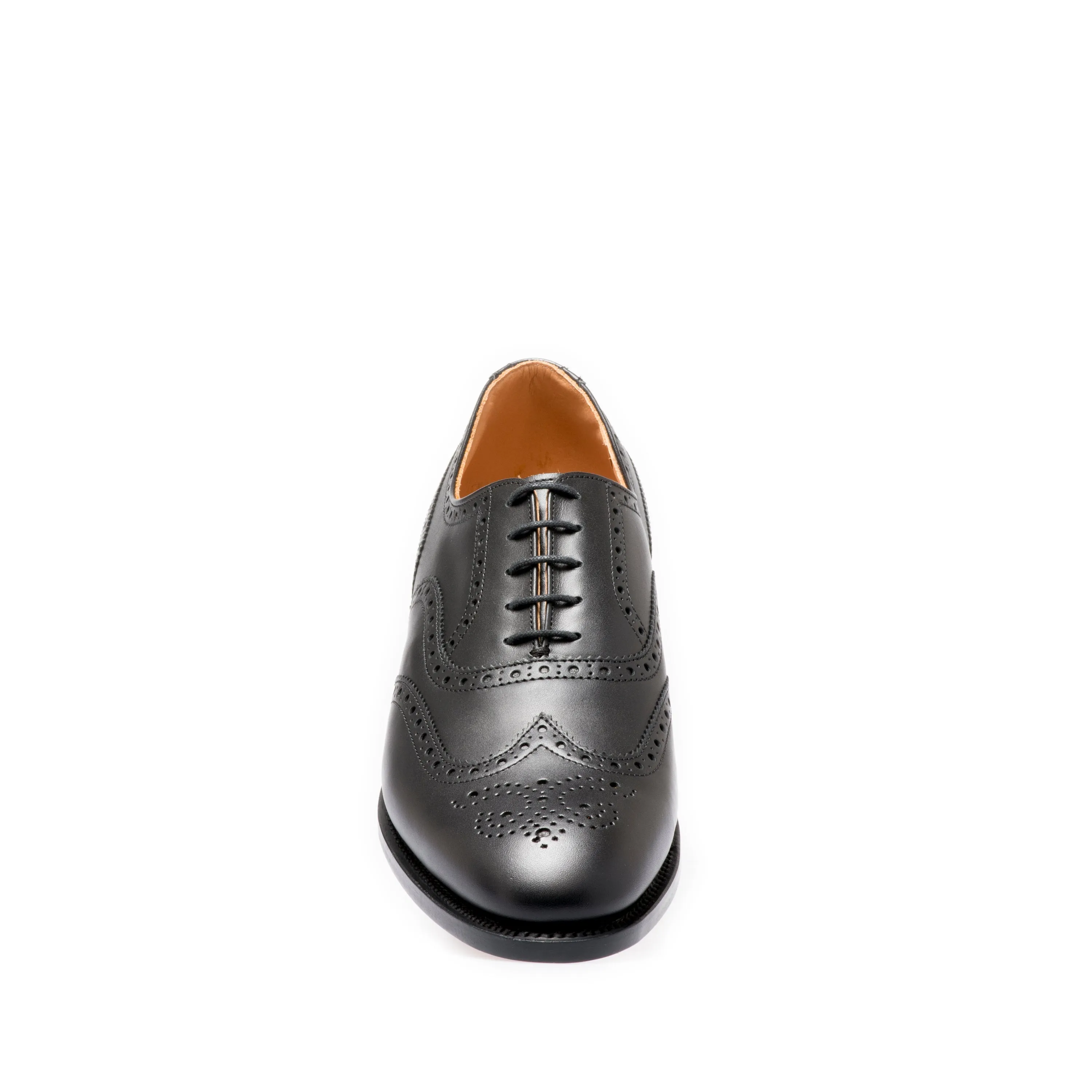 Black Made in England Belgrave Brogue Shoe