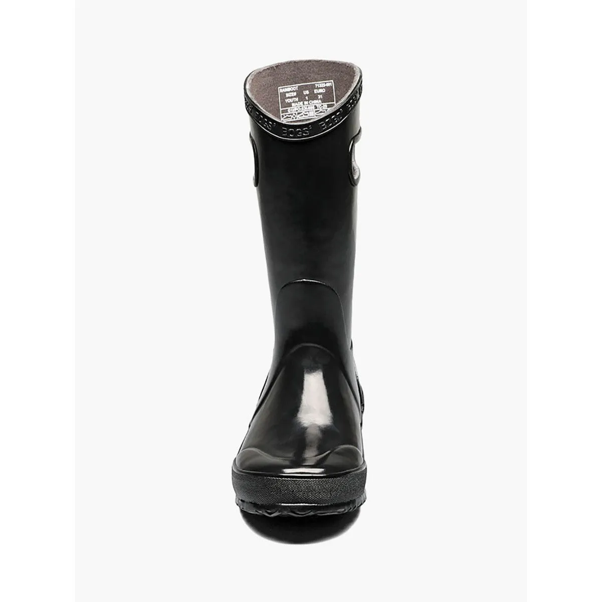 BOGS Black Solid Rain Boot