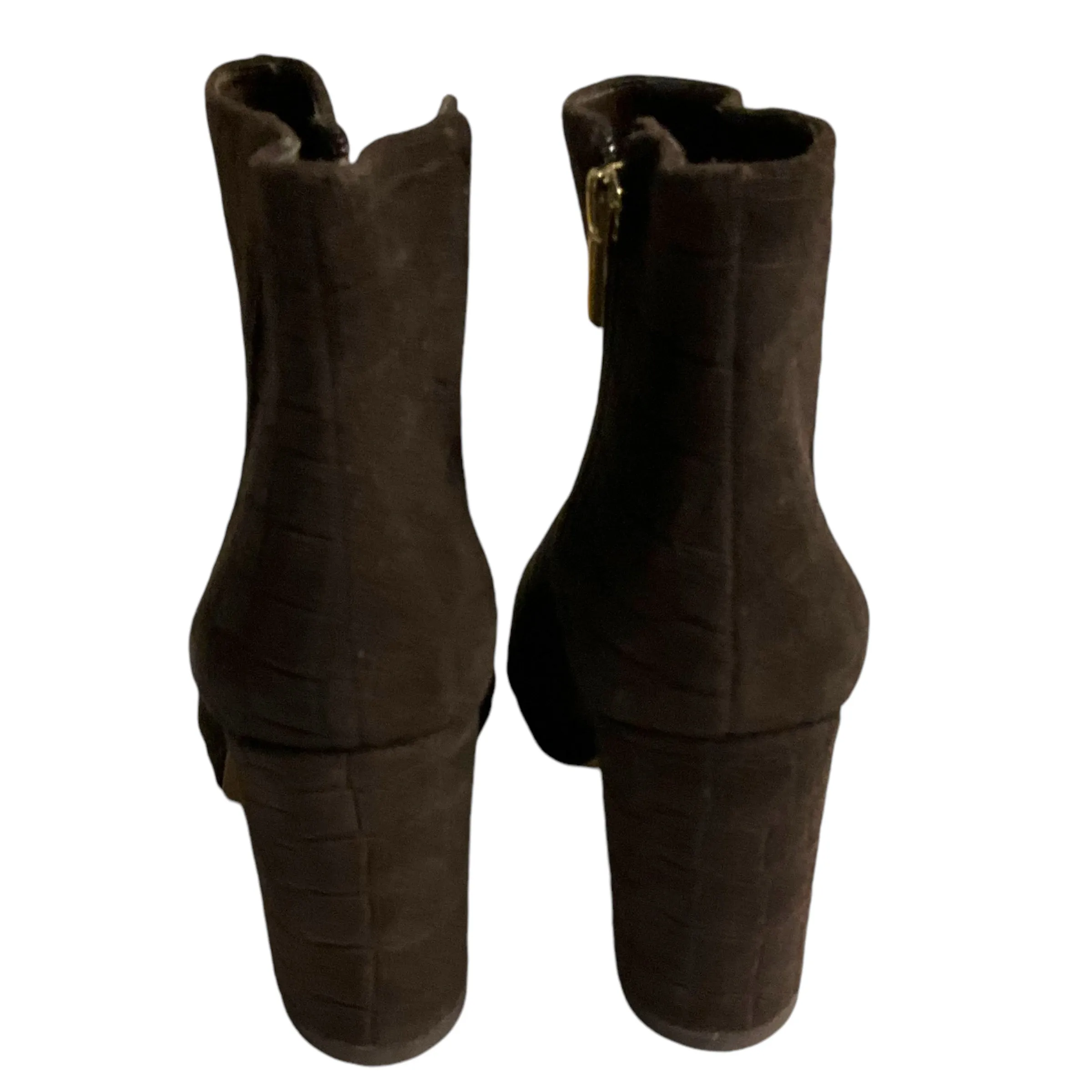 Boots Mid-calf Heels By Vince Camuto In Brown, Size: 6.5