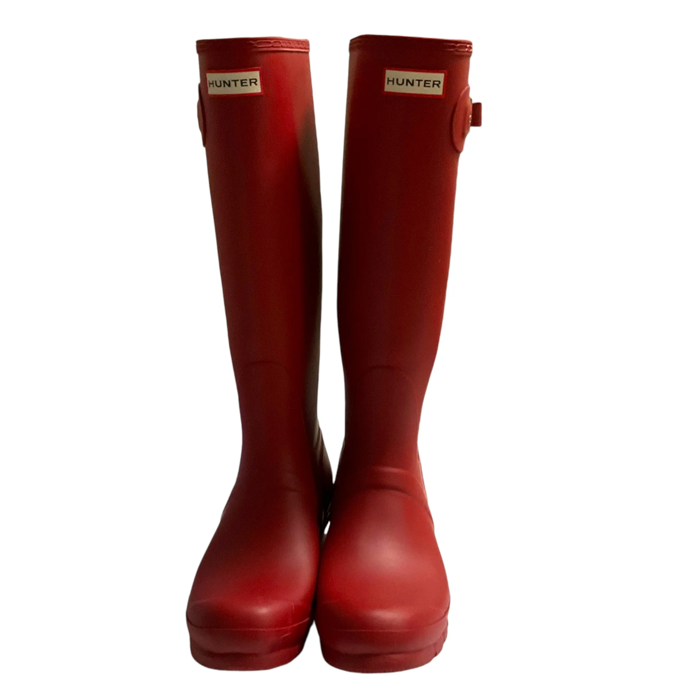 Boots Rain By Hunter In Red, Size: 10