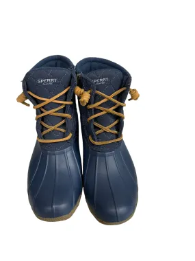 Boots Rain By Sperry In Navy, Size: 7