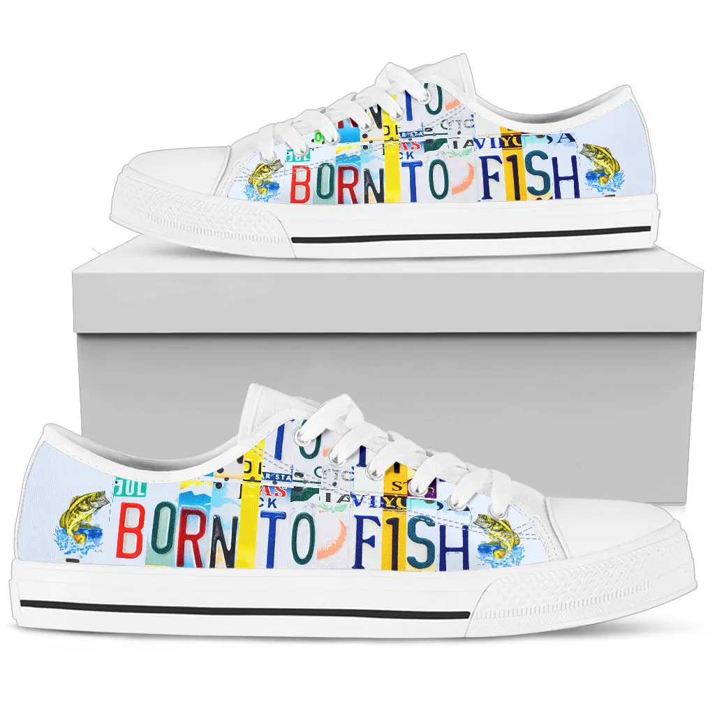 Born To Fish - Low Top