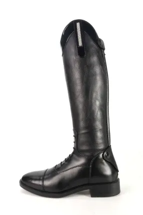 Brogini Como Piccino Yr Boots Childs Black Patent