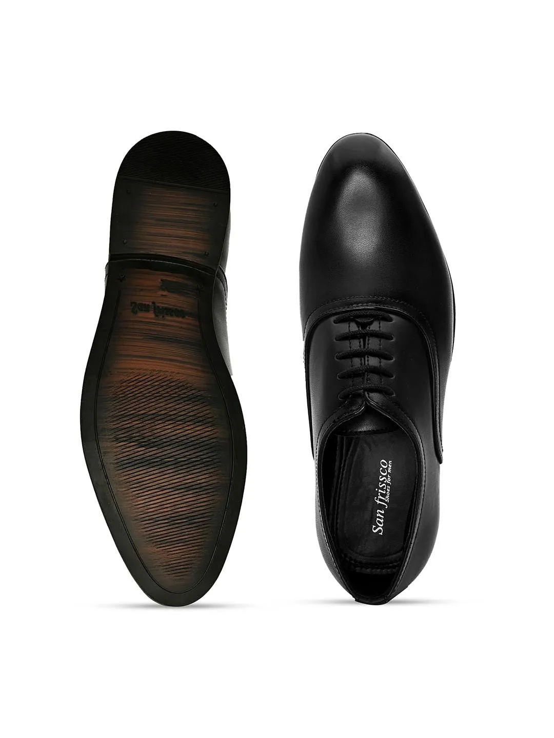 Buxom Black Derby Shoes