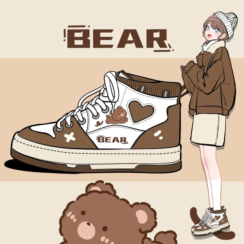 Chocolate Bear Sneakers