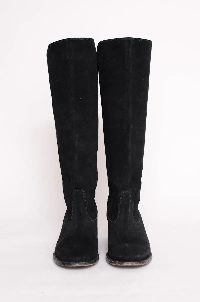 CLEAVE SUEDE KNEE HIGH BOOTS