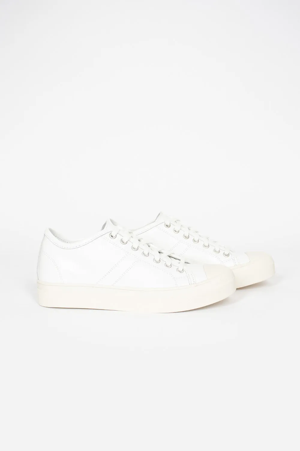 Concealed Heel Sneakers White