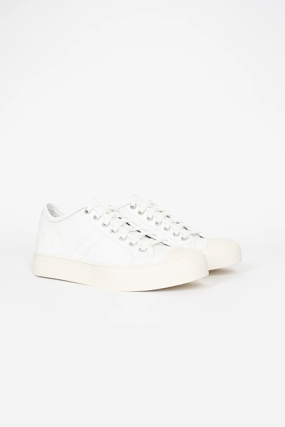 Concealed Heel Sneakers White