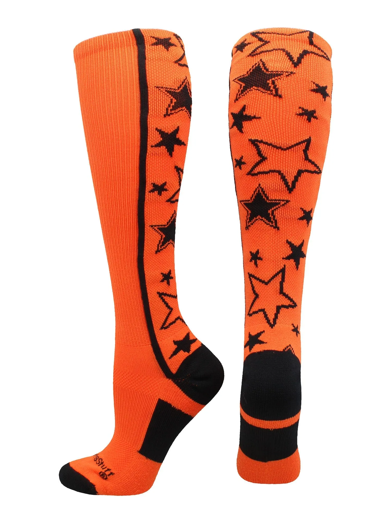 Crazy Socks with Stars Over the Calf Socks (multiple colors)