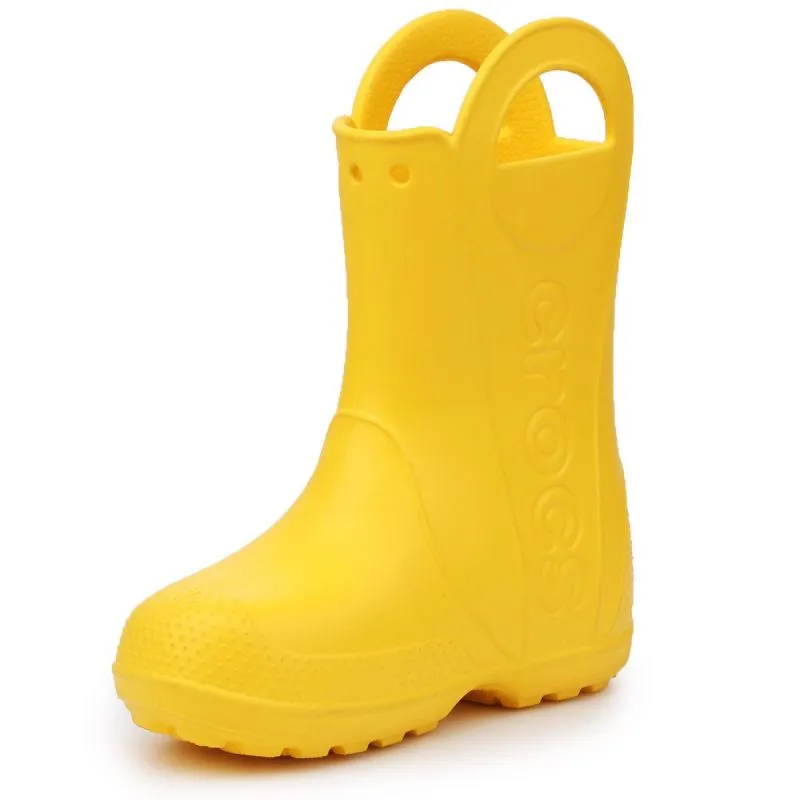 Crocs Kids Handle It Rain Boot - Yellow