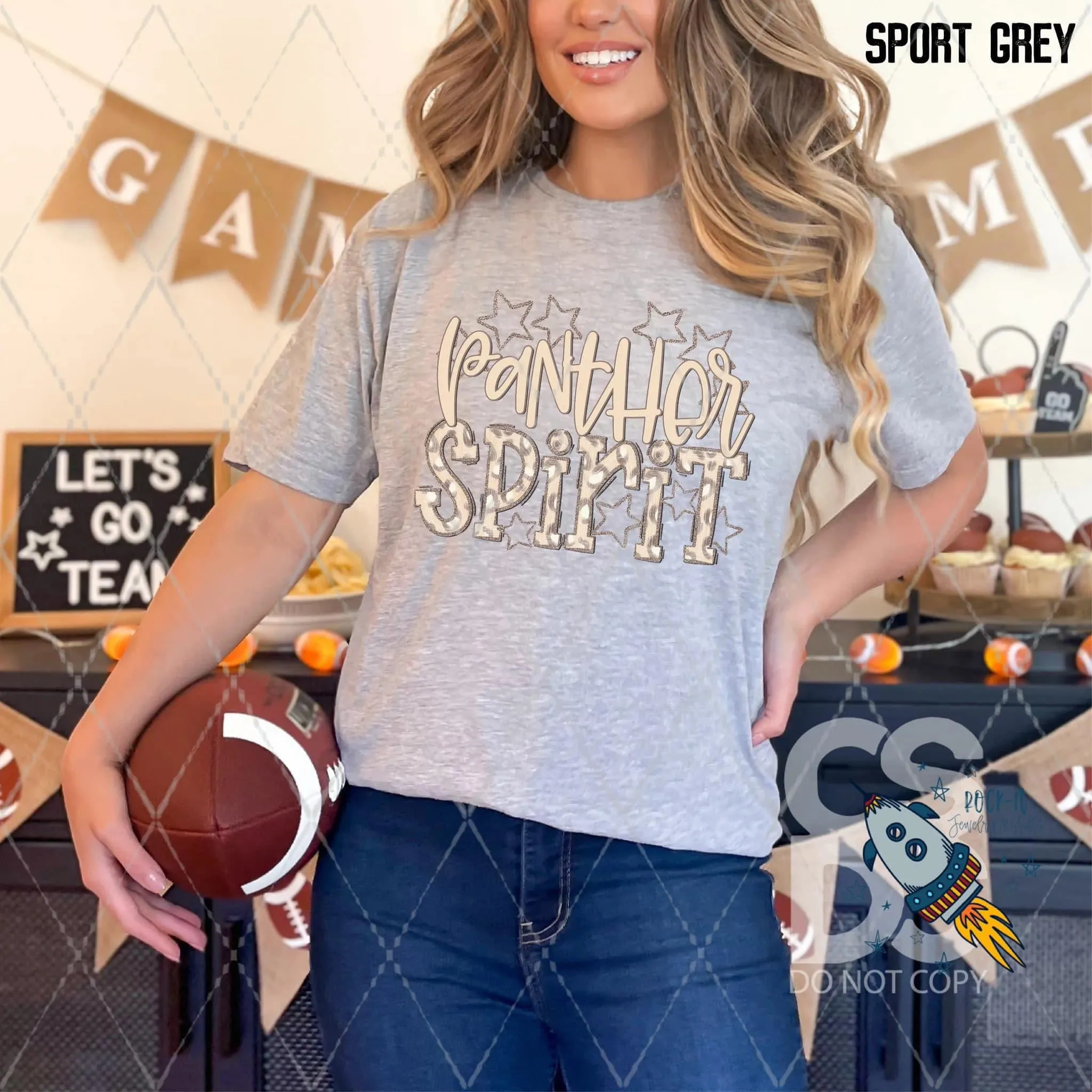 *Custom* Team Spirit With Leopard Font