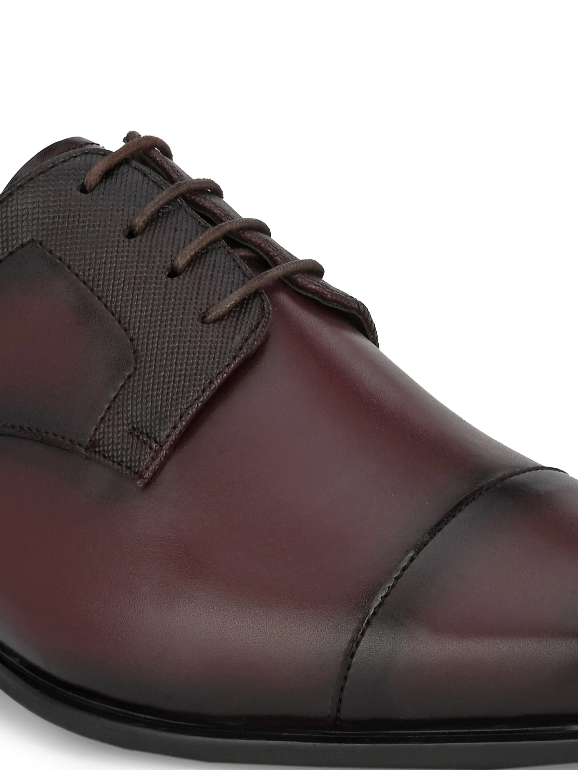 Dean Cherry Derby Shoes