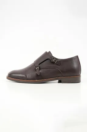 DOUBLE MONK LEATHER SHOES