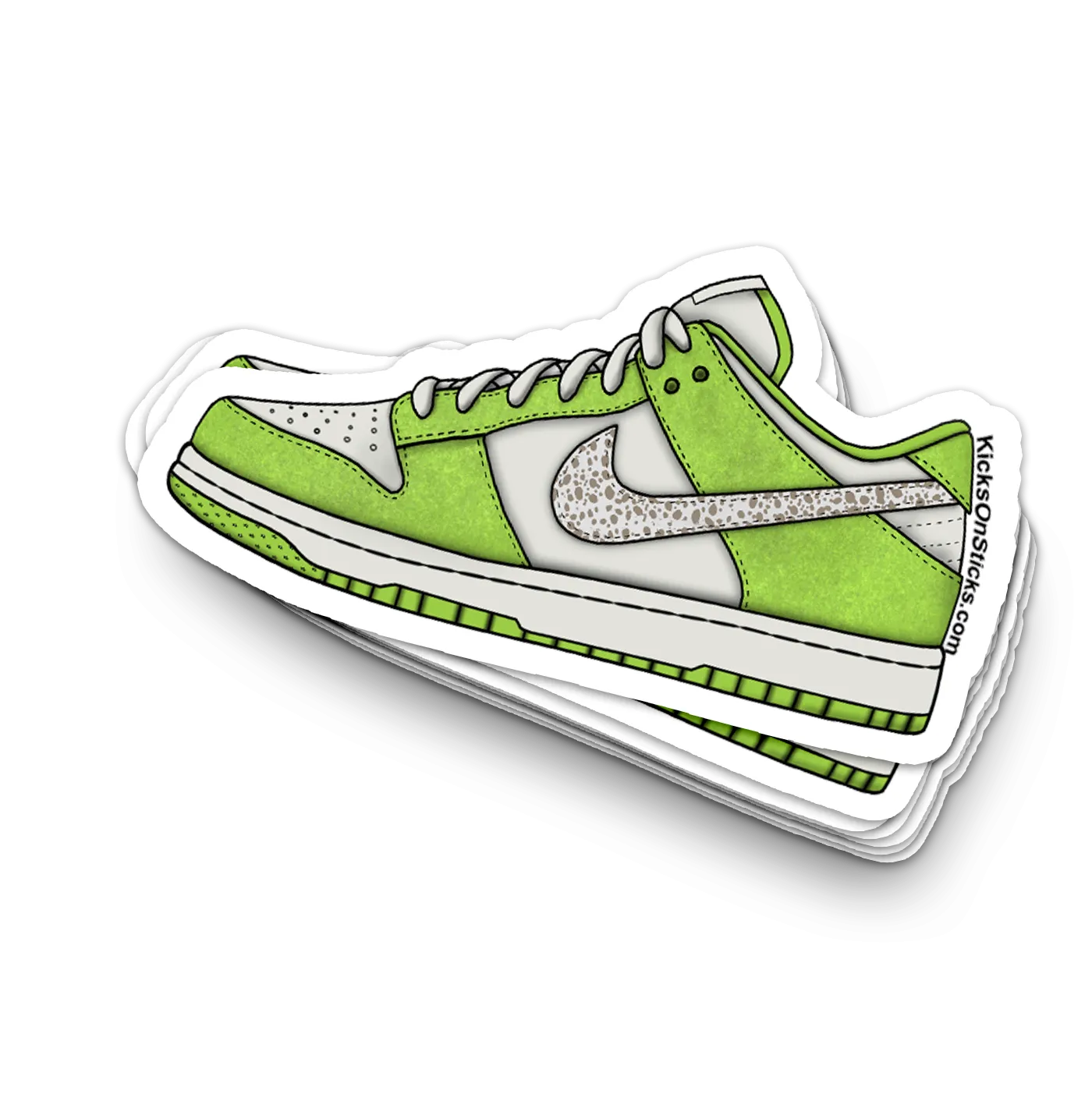 Dunk Low "Chlorophyll Safari" Sneaker Sticker