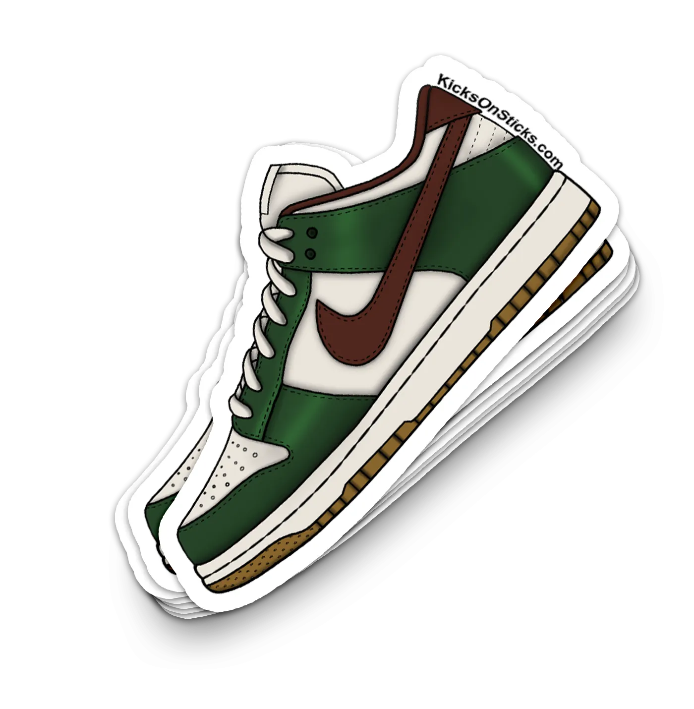 Dunk Low "Gorge Green" Sneaker Sticker