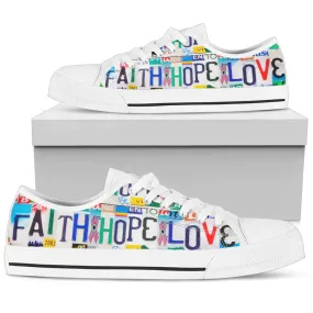 Faith Hope Love Low Top