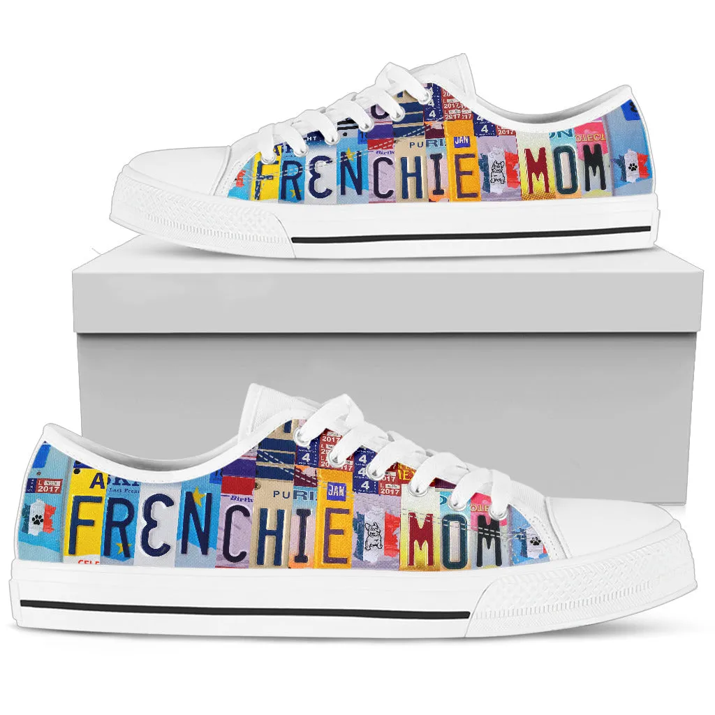 Frenchie Mom Low Top Shoes