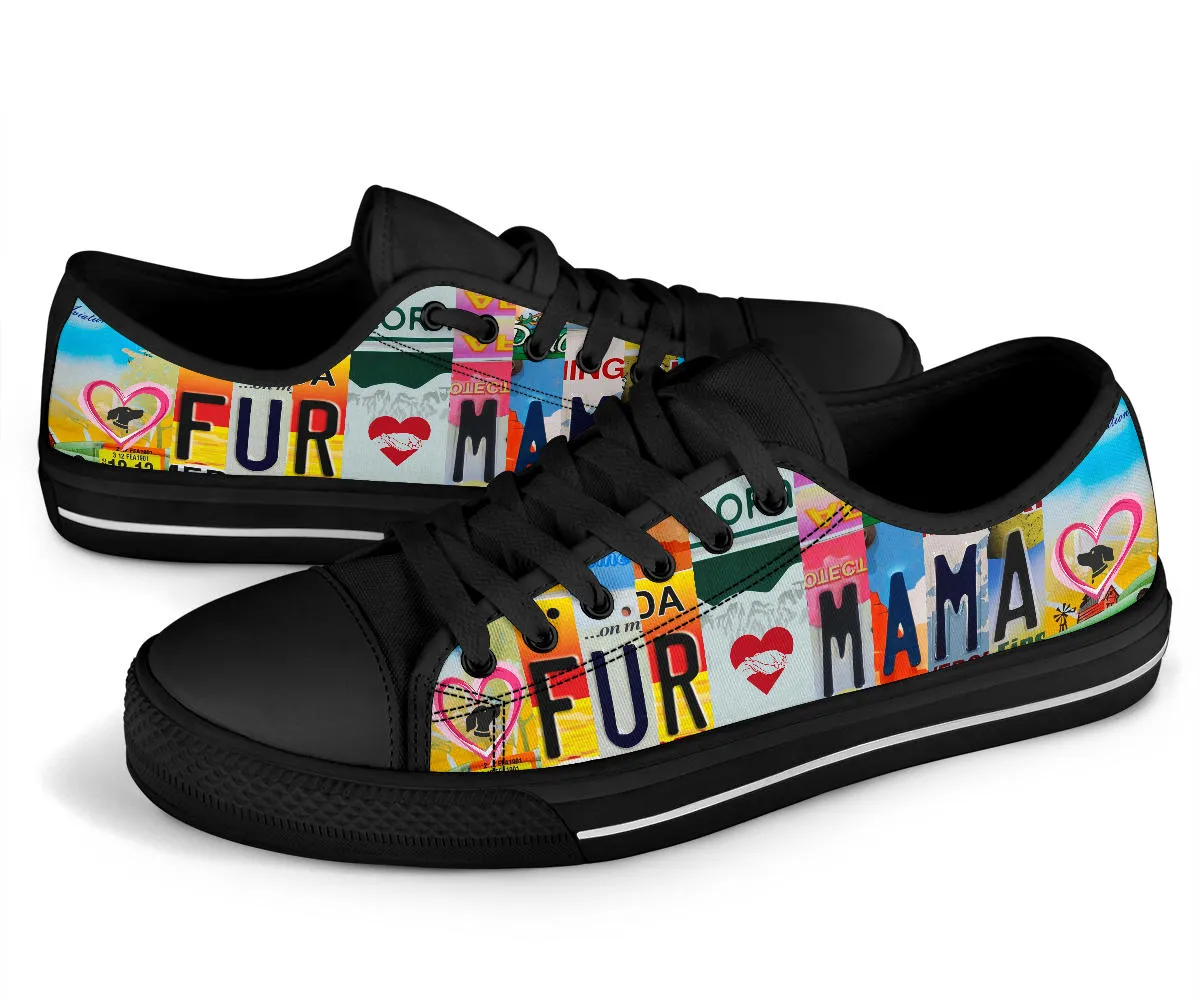 Fur Mama License Plate Shoes