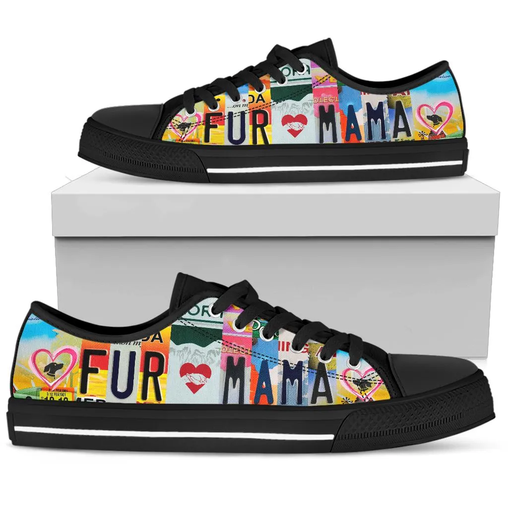 Fur Mama License Plate Shoes