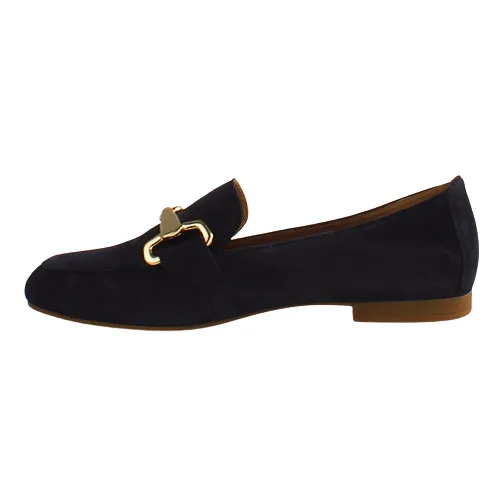 Gabor Ladies Loafers - 25.211.36 - Navy suede