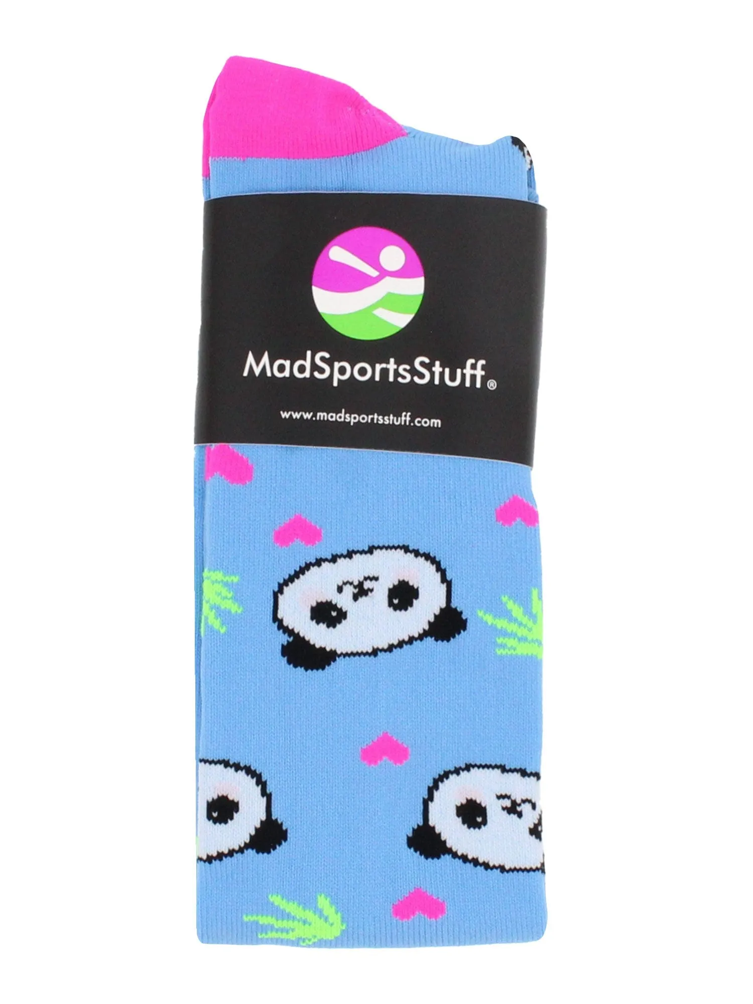 Happy Panda Bear Socks Over the Calf Length