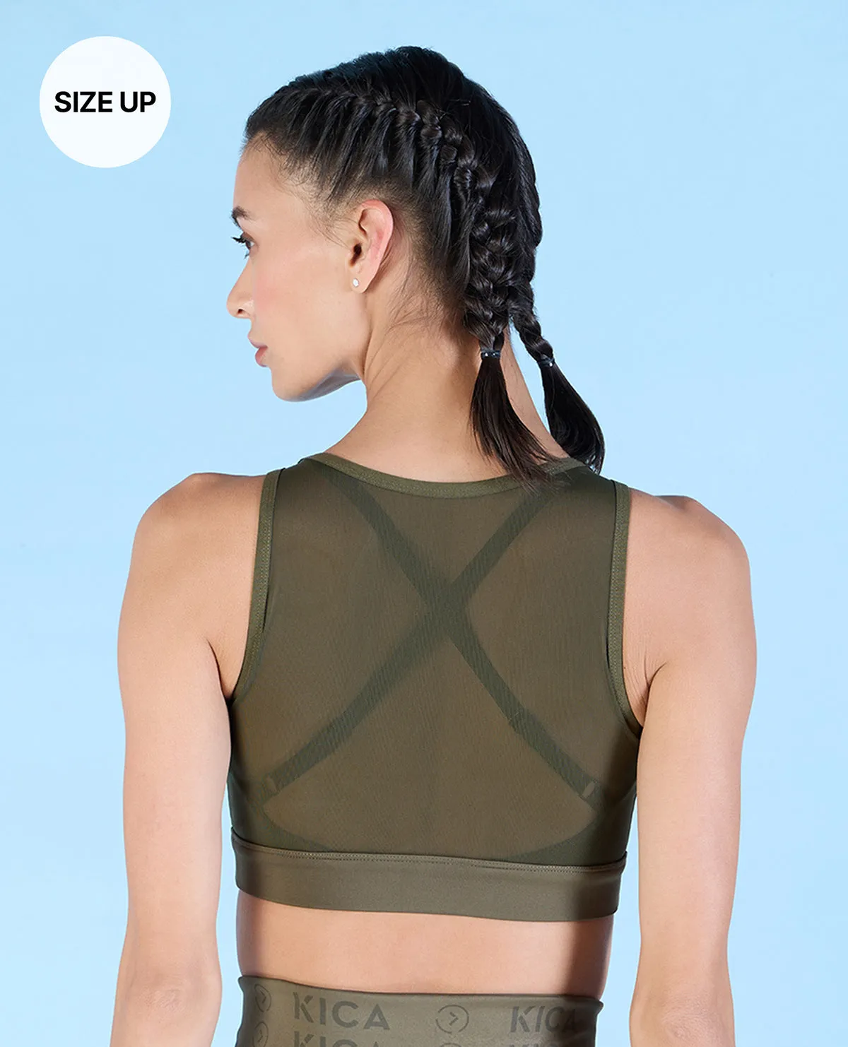 High Impact & Full Coverage Mesh Sports Bra