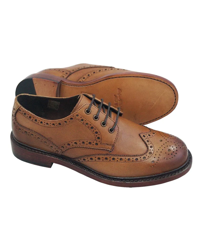 Hoggs Muirfield Brogue Shoe – Leather Sole