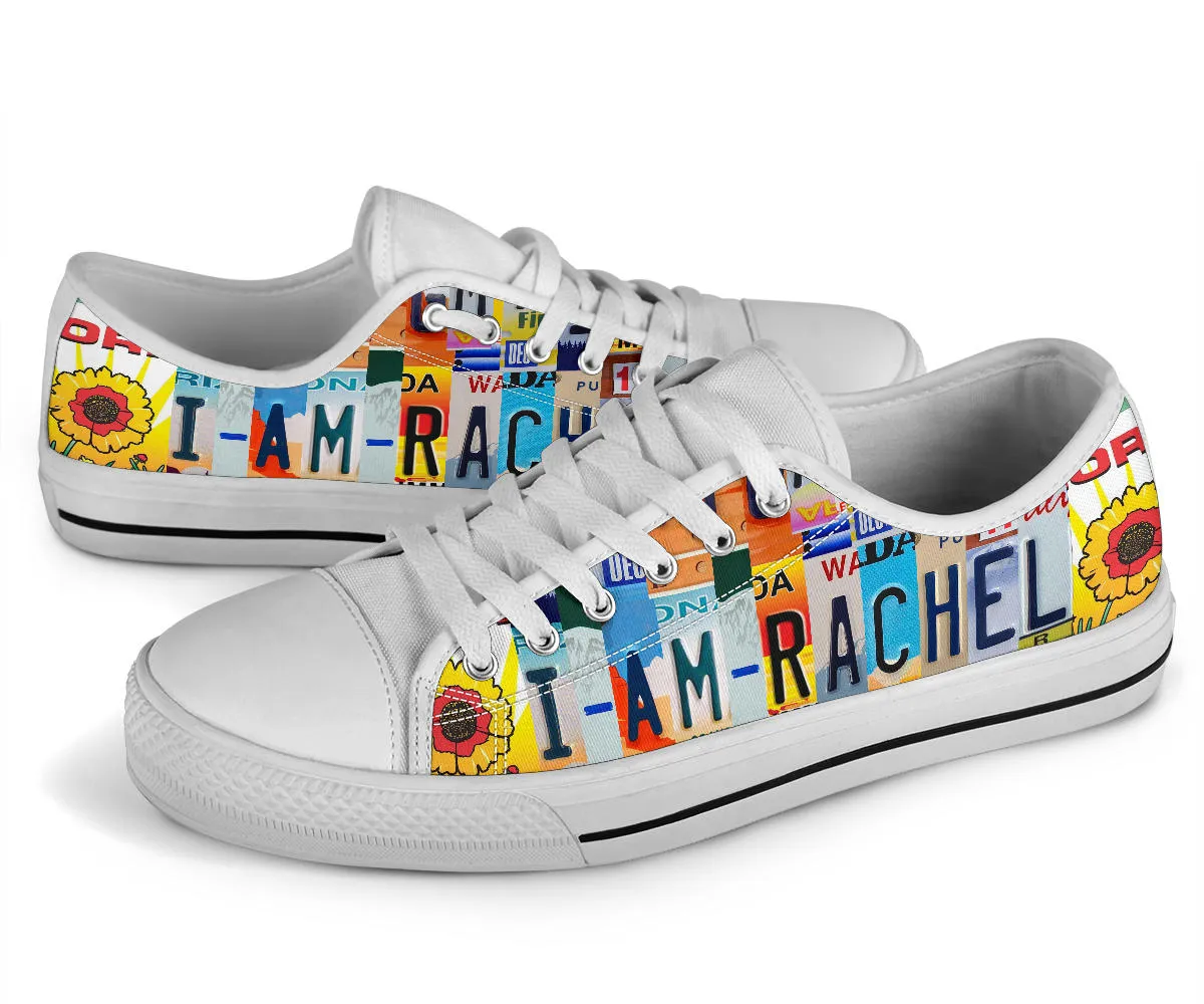 I Am Rachel Custom Low Top