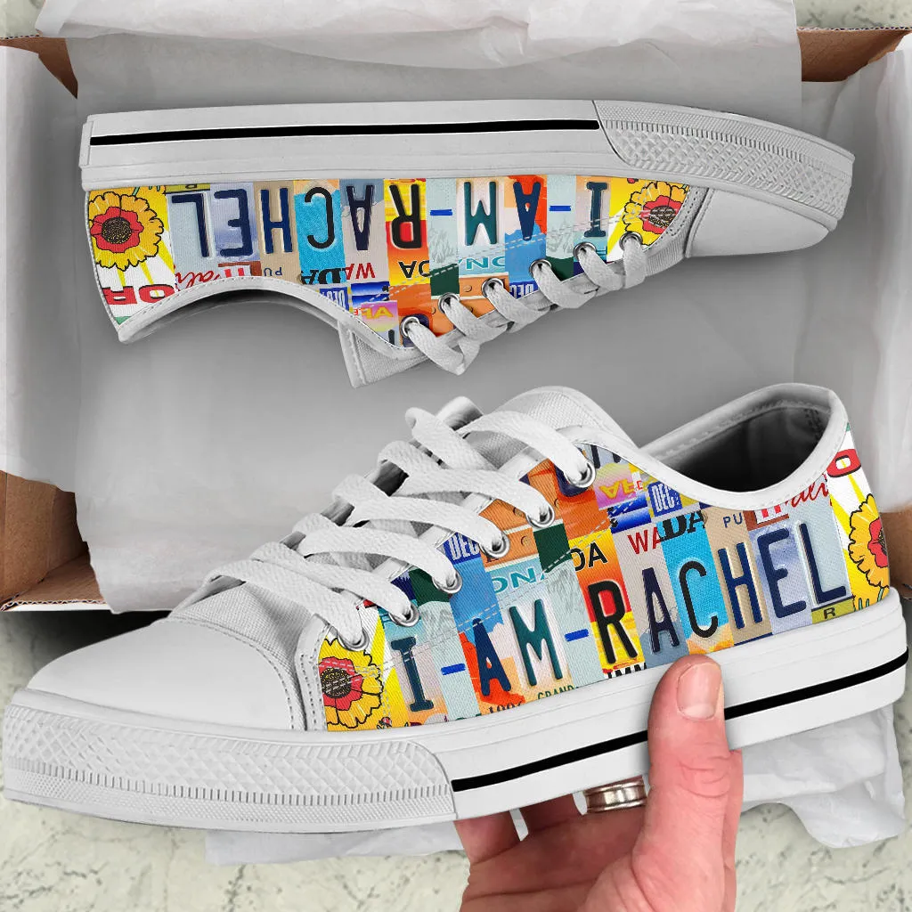 I Am Rachel Custom Low Top