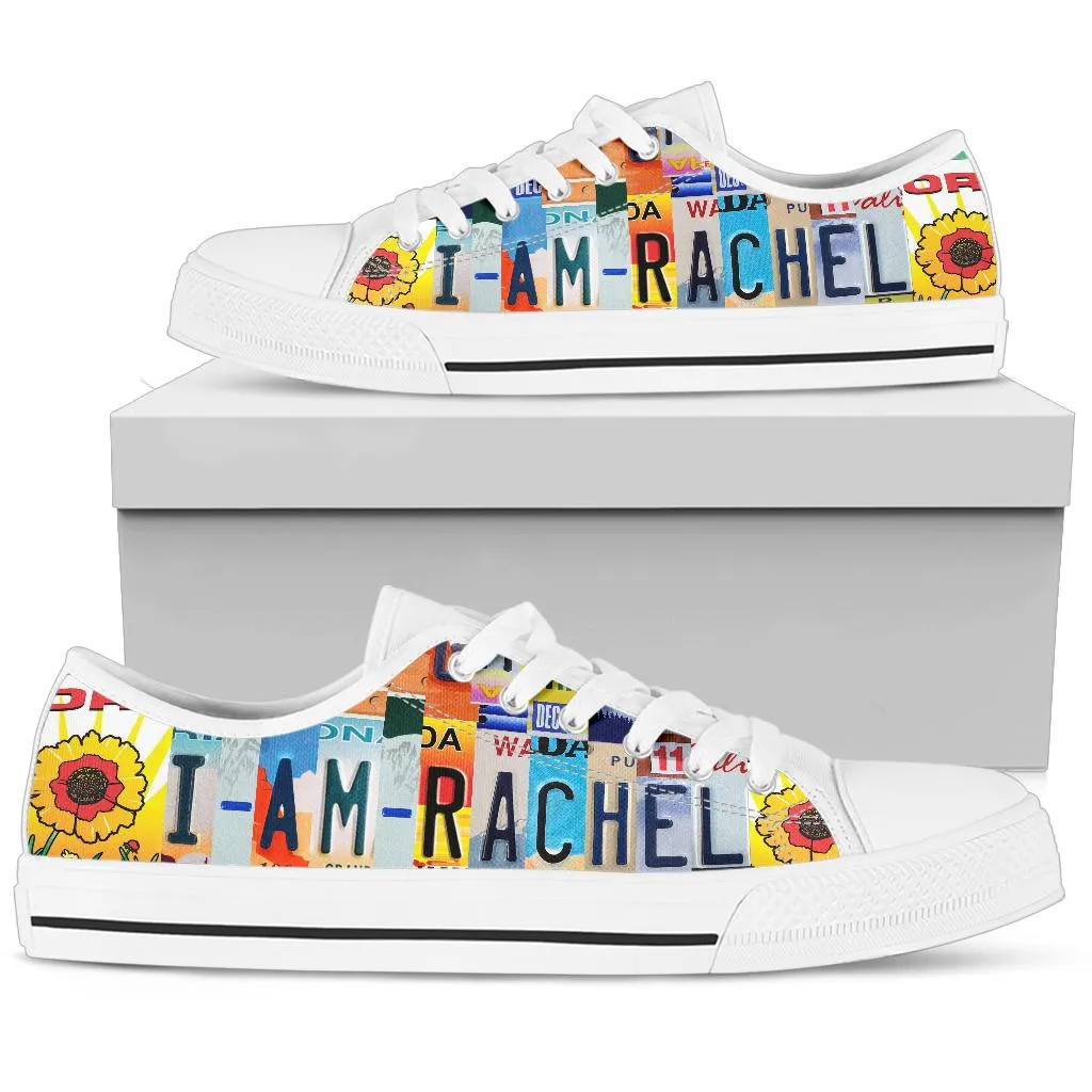 I Am Rachel Custom Low Top