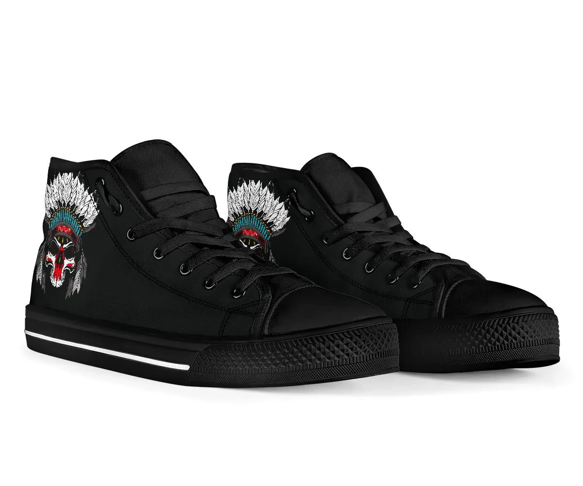 Indian Skull - High Tops