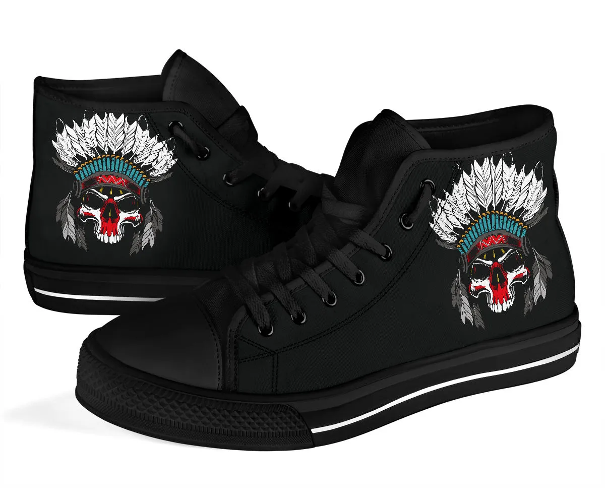 Indian Skull - High Tops