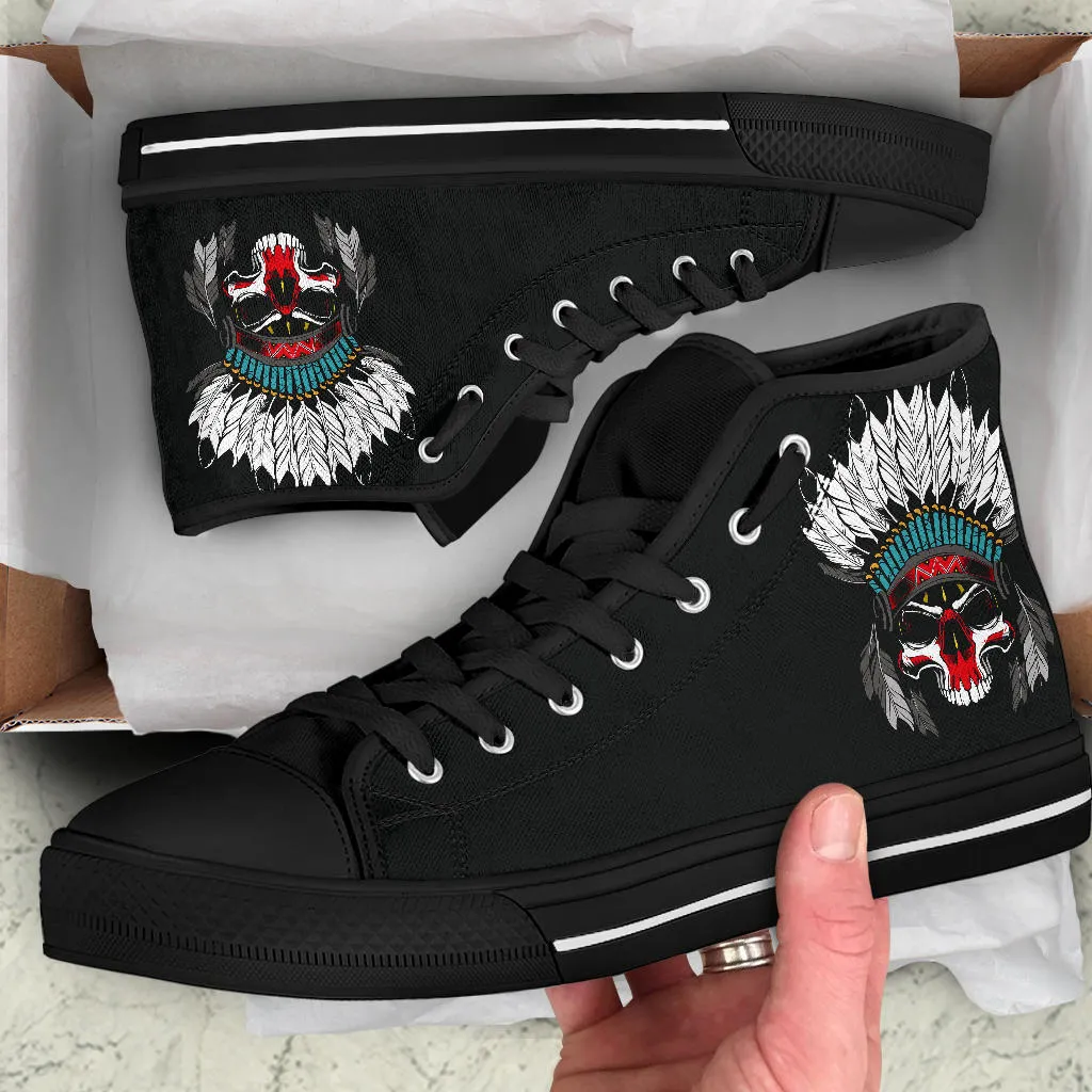 Indian Skull - High Tops