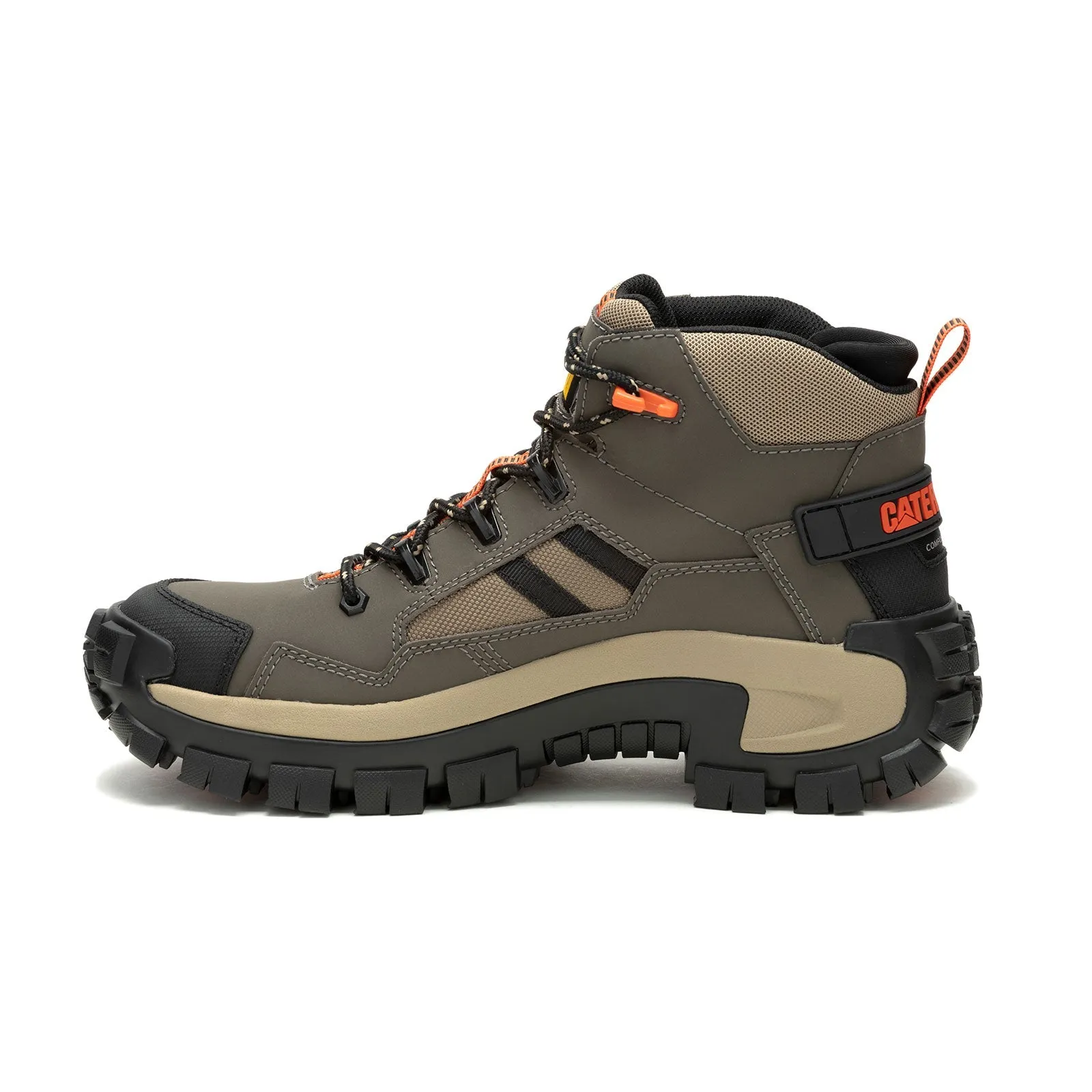 Invader Mid Vent Composite-Toe Work Boot Tan/Green